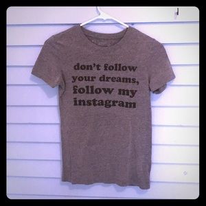 2 for $15/ Supersoft gray Instagram graphic tee